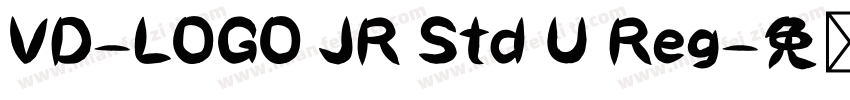 VD-LOGO JR Std U Reg字体转换